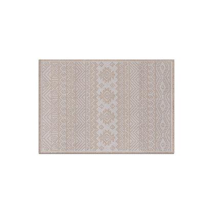 Tapis d'intérieur/extérieur texturé à motif géométrique bohème vieilli World Rug Gallery