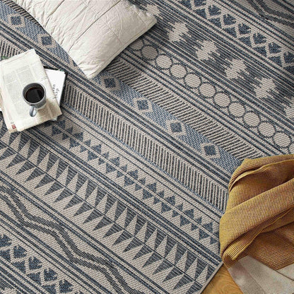Tapis d'intérieur/extérieur bohème moderne de la World Rug Gallery