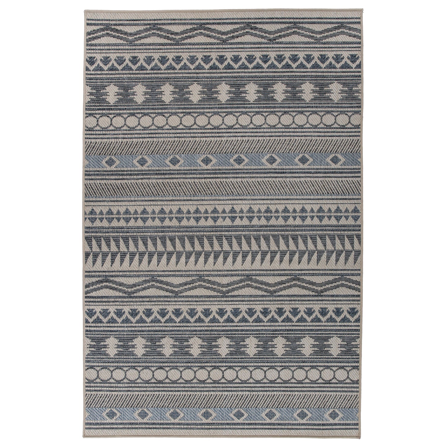 Tapis d'intérieur/extérieur bohème moderne de la World Rug Gallery