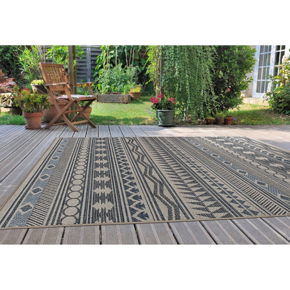 Tapis d'intérieur/extérieur bohème moderne de la World Rug Gallery