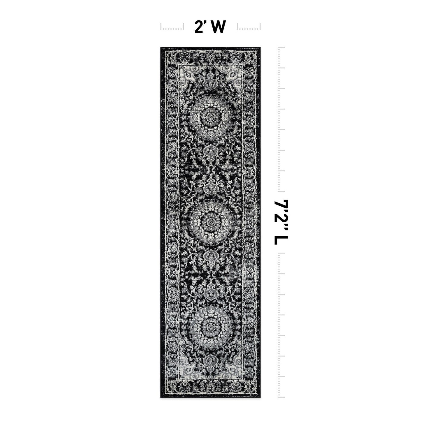 Tapis médaillon oriental traditionnel de la World Rug Gallery
