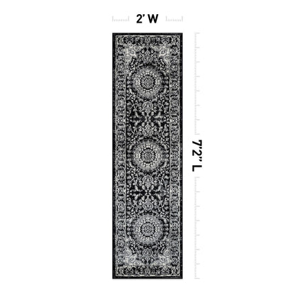 Tapis médaillon oriental traditionnel de la World Rug Gallery