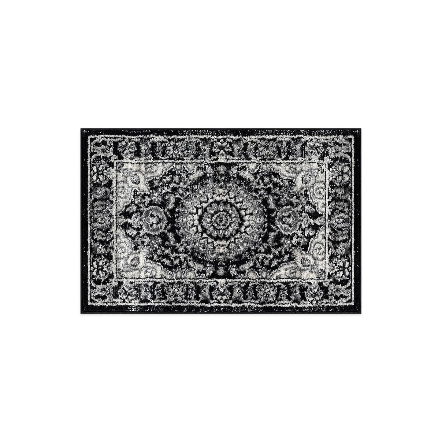 Tapis médaillon oriental traditionnel de la World Rug Gallery