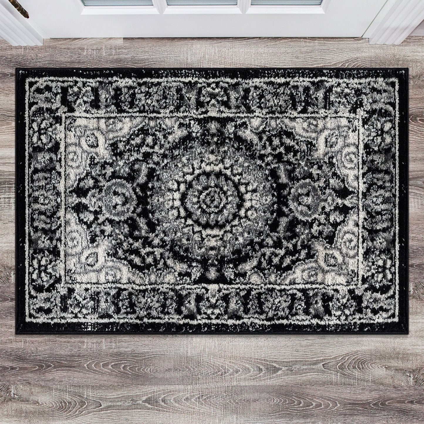 Tapis médaillon oriental traditionnel de la World Rug Gallery
