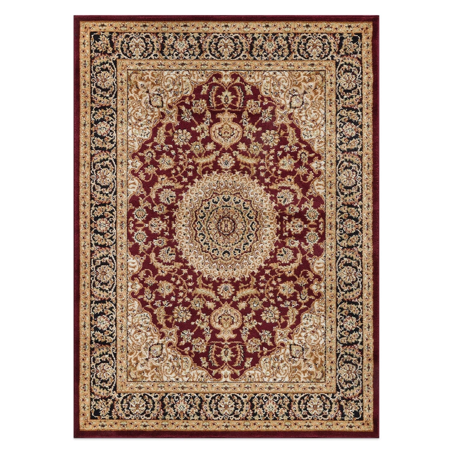Tapis médaillon oriental traditionnel de la World Rug Gallery