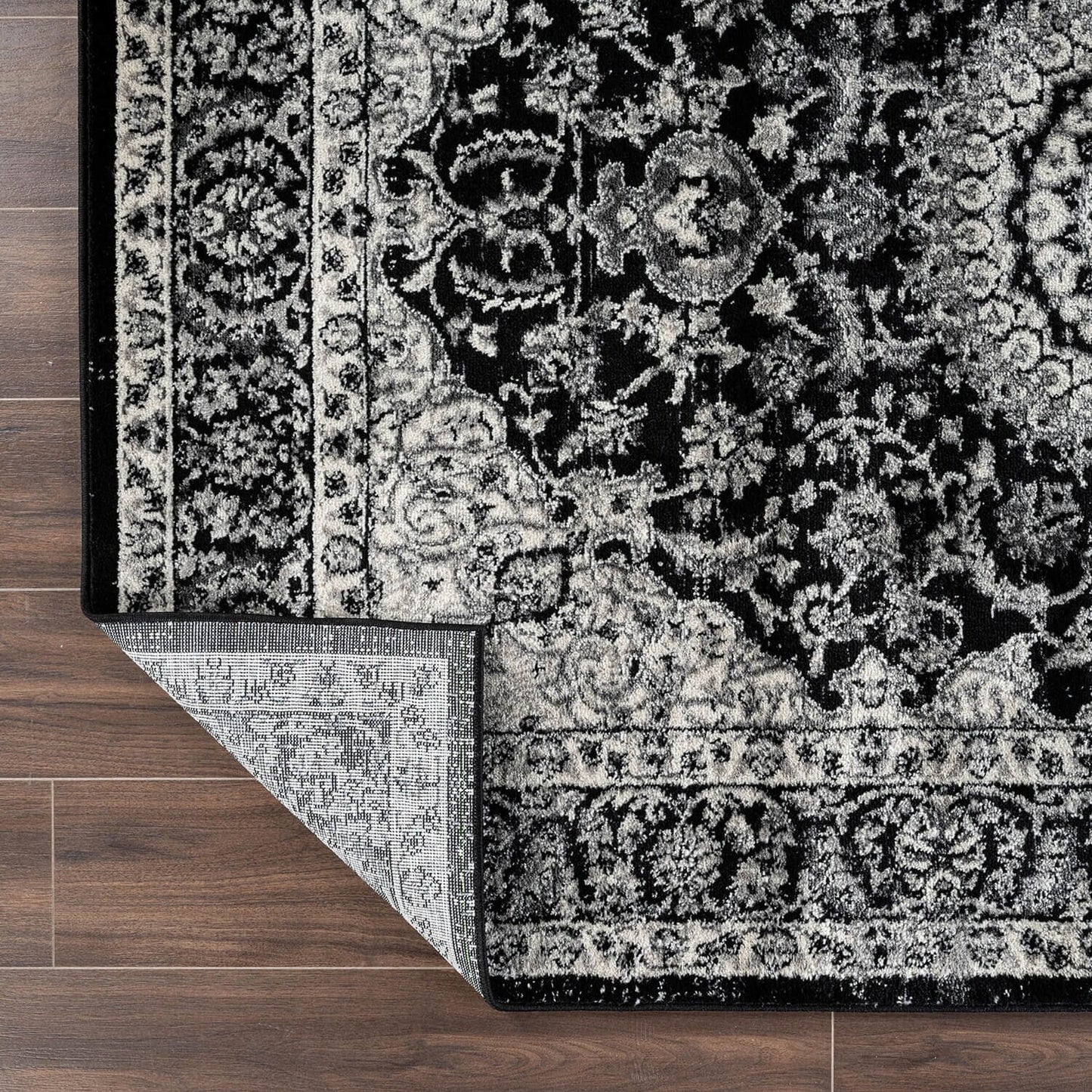 Tapis médaillon oriental traditionnel de la World Rug Gallery