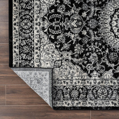 Tapis médaillon oriental traditionnel de la World Rug Gallery