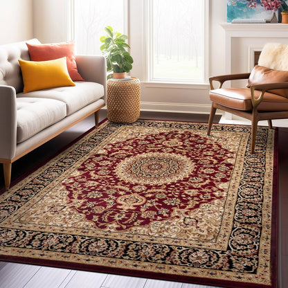Tapis médaillon oriental traditionnel de la World Rug Gallery