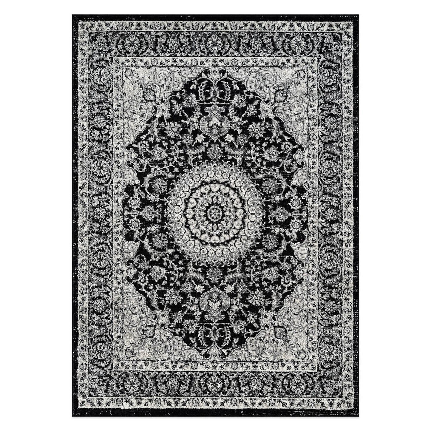 Tapis médaillon oriental traditionnel de la World Rug Gallery