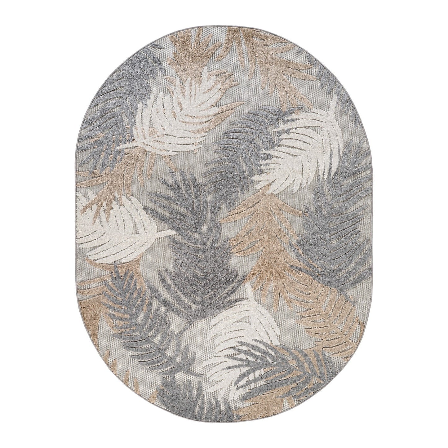 Tapis d'intérieur/extérieur moderne à motif floral tropical World Rug Gallery