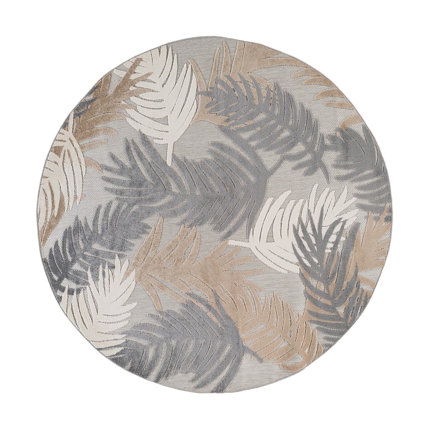 Tapis d'intérieur/extérieur moderne à motif floral tropical World Rug Gallery