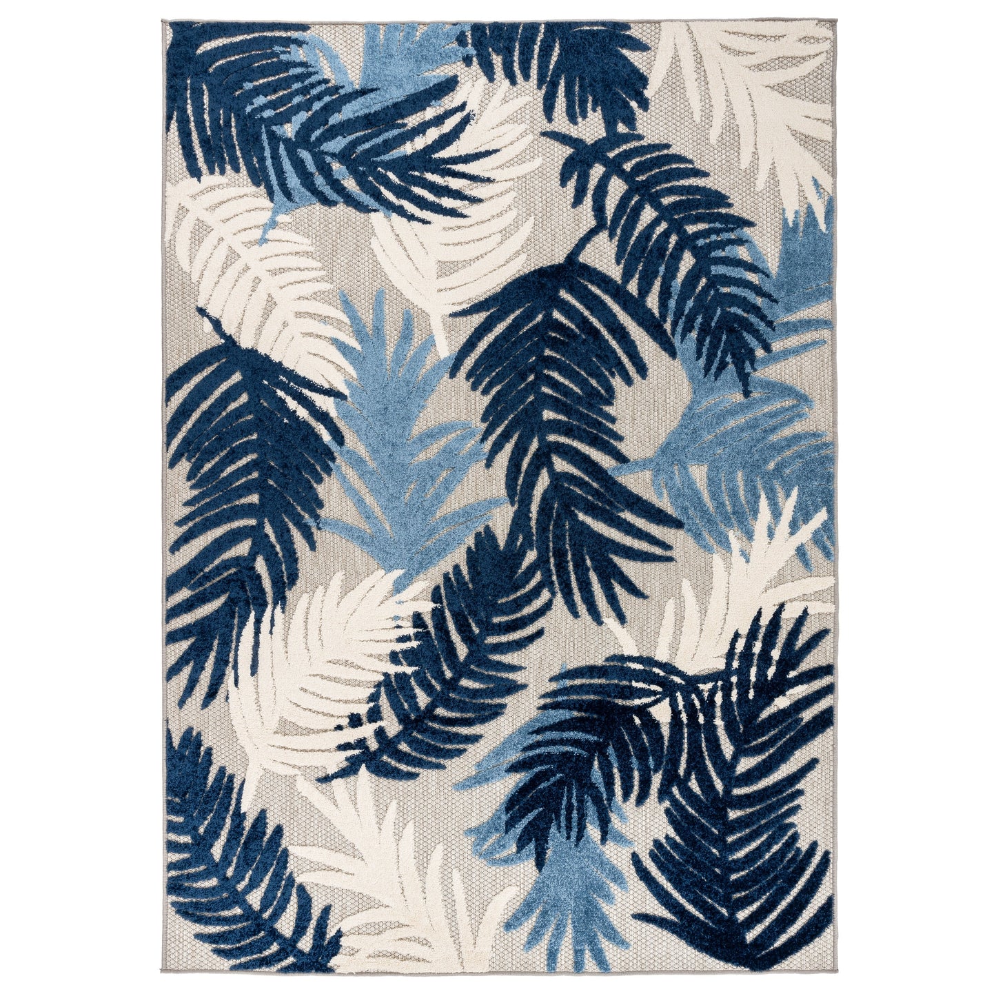 Tapis d'intérieur/extérieur moderne à motif floral tropical World Rug Gallery