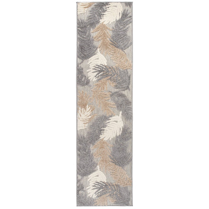 Tapis d'intérieur/extérieur moderne à motif floral tropical World Rug Gallery