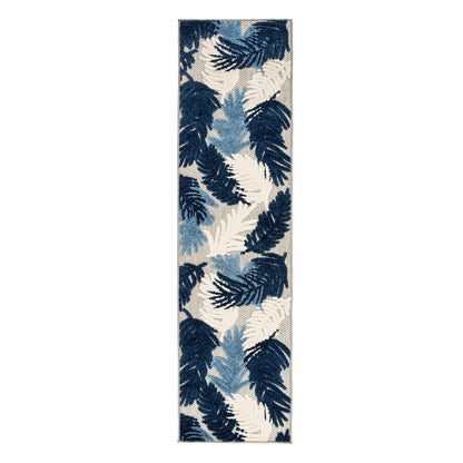Tapis d'intérieur/extérieur moderne à motif floral tropical World Rug Gallery