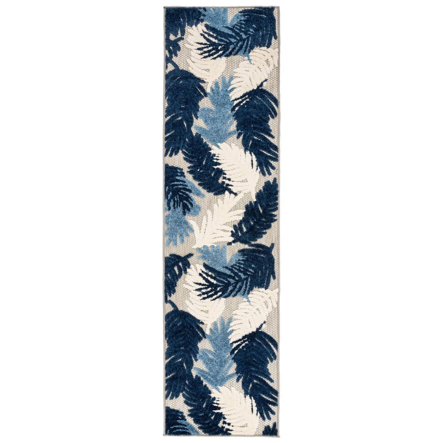 Tapis d'intérieur/extérieur moderne à motif floral tropical World Rug Gallery
