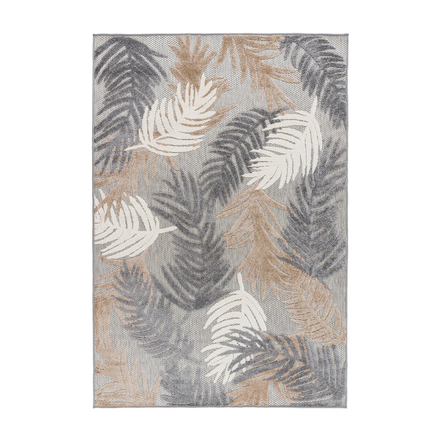 Tapis d'intérieur/extérieur moderne à motif floral tropical World Rug Gallery