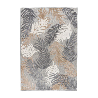 Tapis d'intérieur/extérieur moderne à motif floral tropical World Rug Gallery