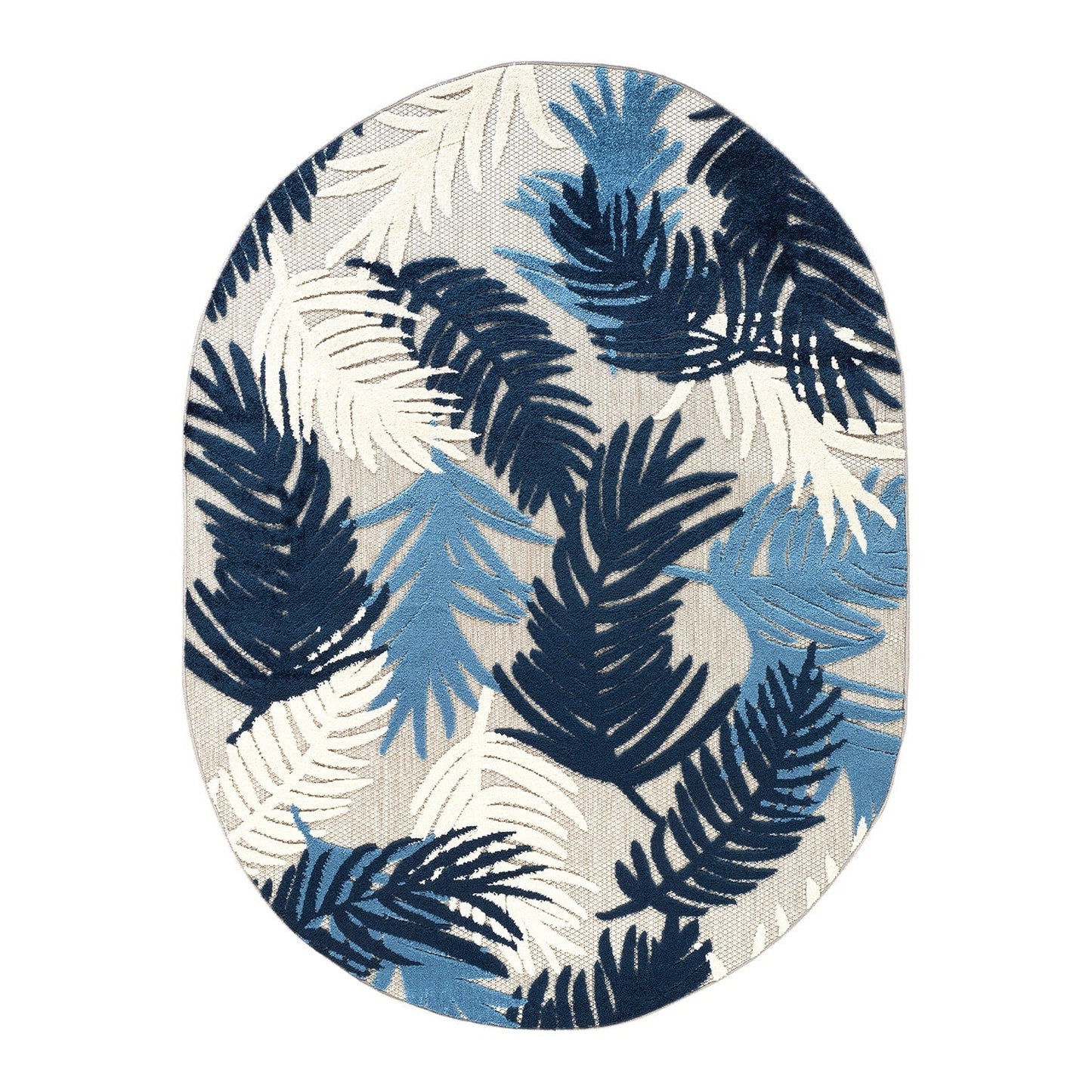 Tapis d'intérieur/extérieur moderne à motif floral tropical World Rug Gallery
