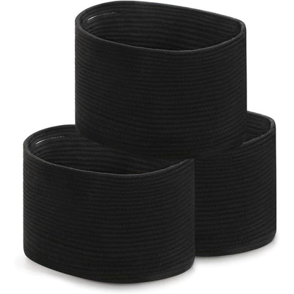 Paniers tissés pour le rangement, lot de 3