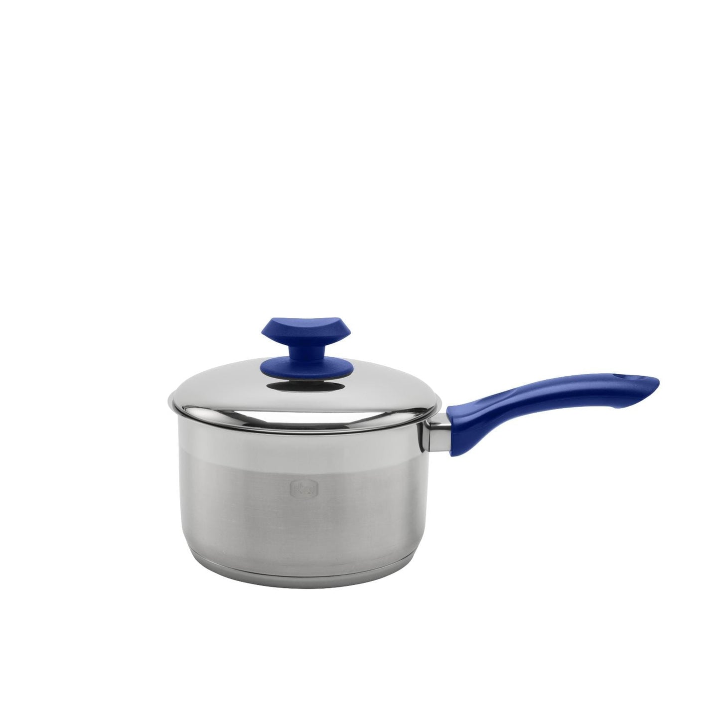 Marmite à sauce professionnelle YBM Home en acier inoxydable 18/10, avec couvercle et base capsule triple épaisseur, compatible induction.