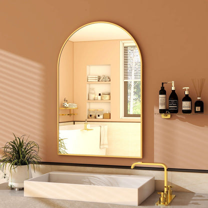Miroir de courtoisie mural YVANLA Arch pour salle de bain