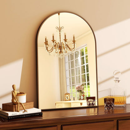 Miroir de courtoisie mural YVANLA Arch pour salle de bain