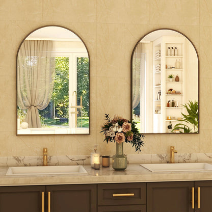 Miroir de courtoisie mural YVANLA Arch pour salle de bain