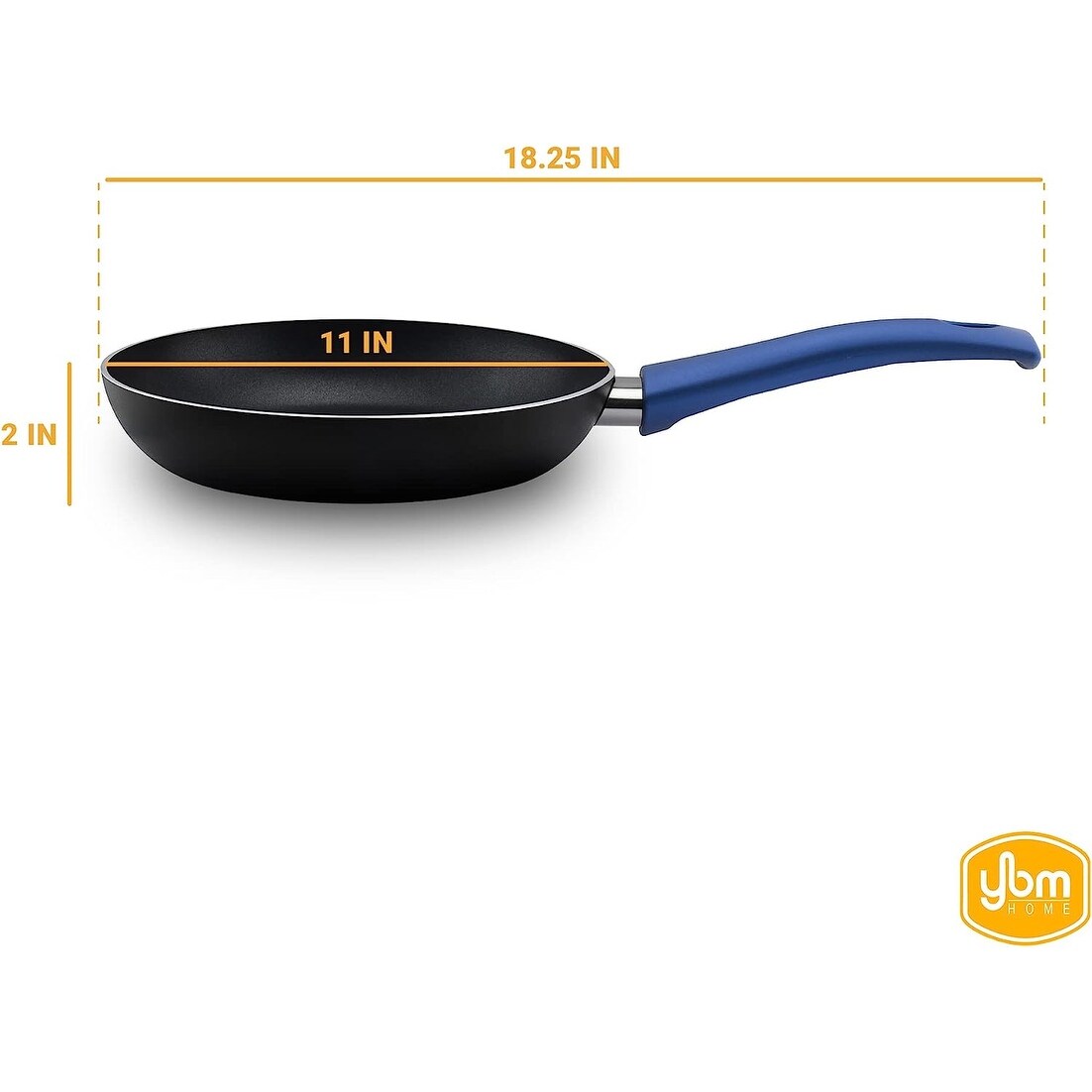 Poêle à frire antiadhésive Ybm Home Teflon Classic pour omelette