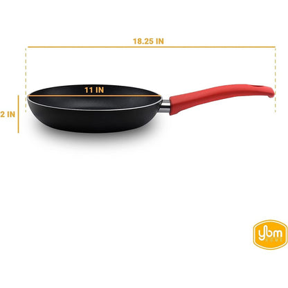 Poêle à frire antiadhésive Ybm Home Teflon Classic pour omelette