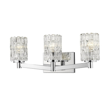 Luminaire de salle de bain Z-Lite Aubrey à 3 lampes de 23 pouces de large