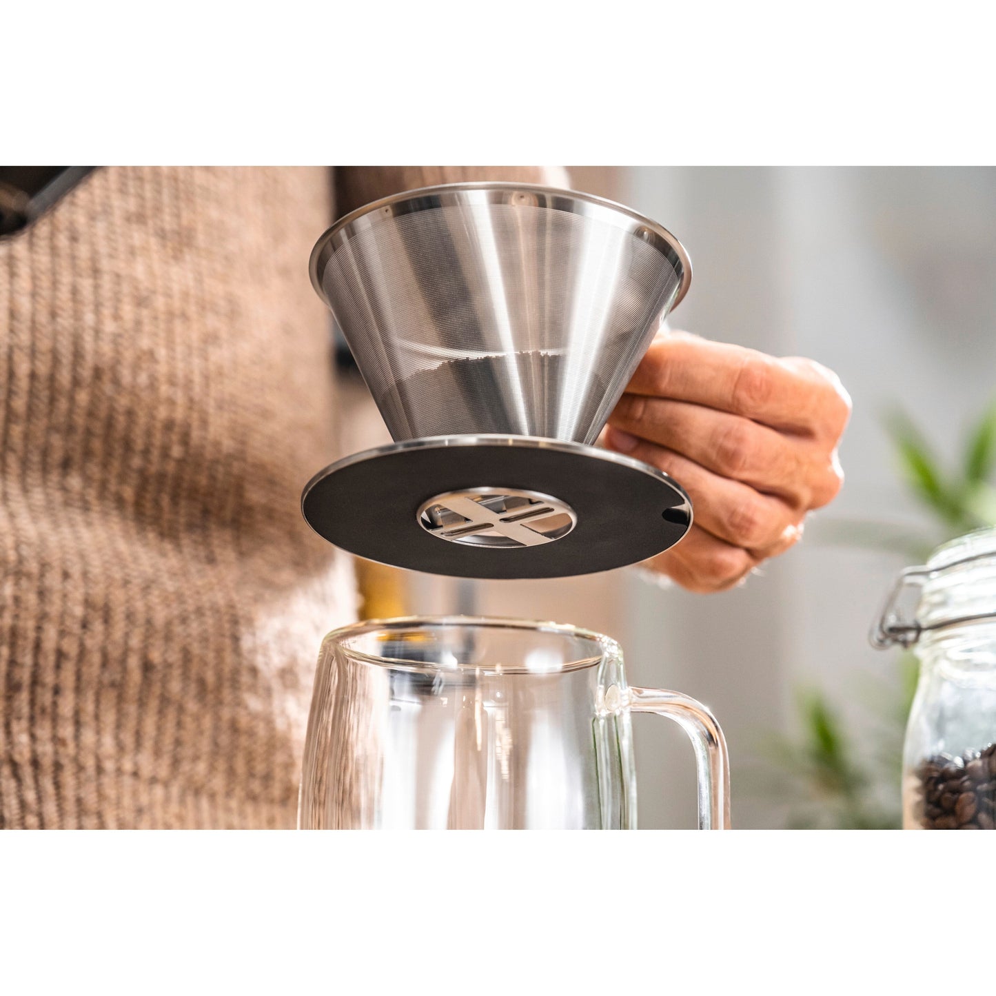 Filtre à café ZWILLING Sorrento en acier inoxydable - Argent - 1 unité