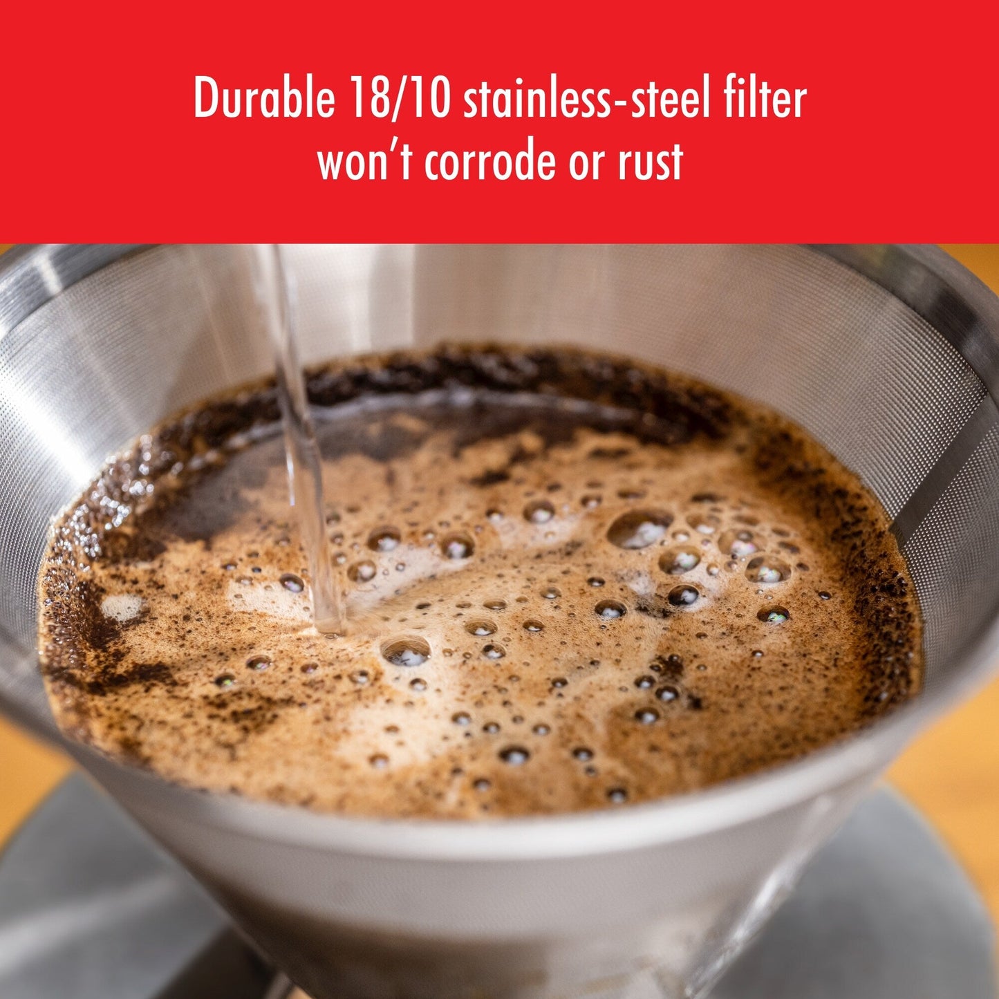 Filtre à café ZWILLING Sorrento en acier inoxydable - Argent - 1 unité