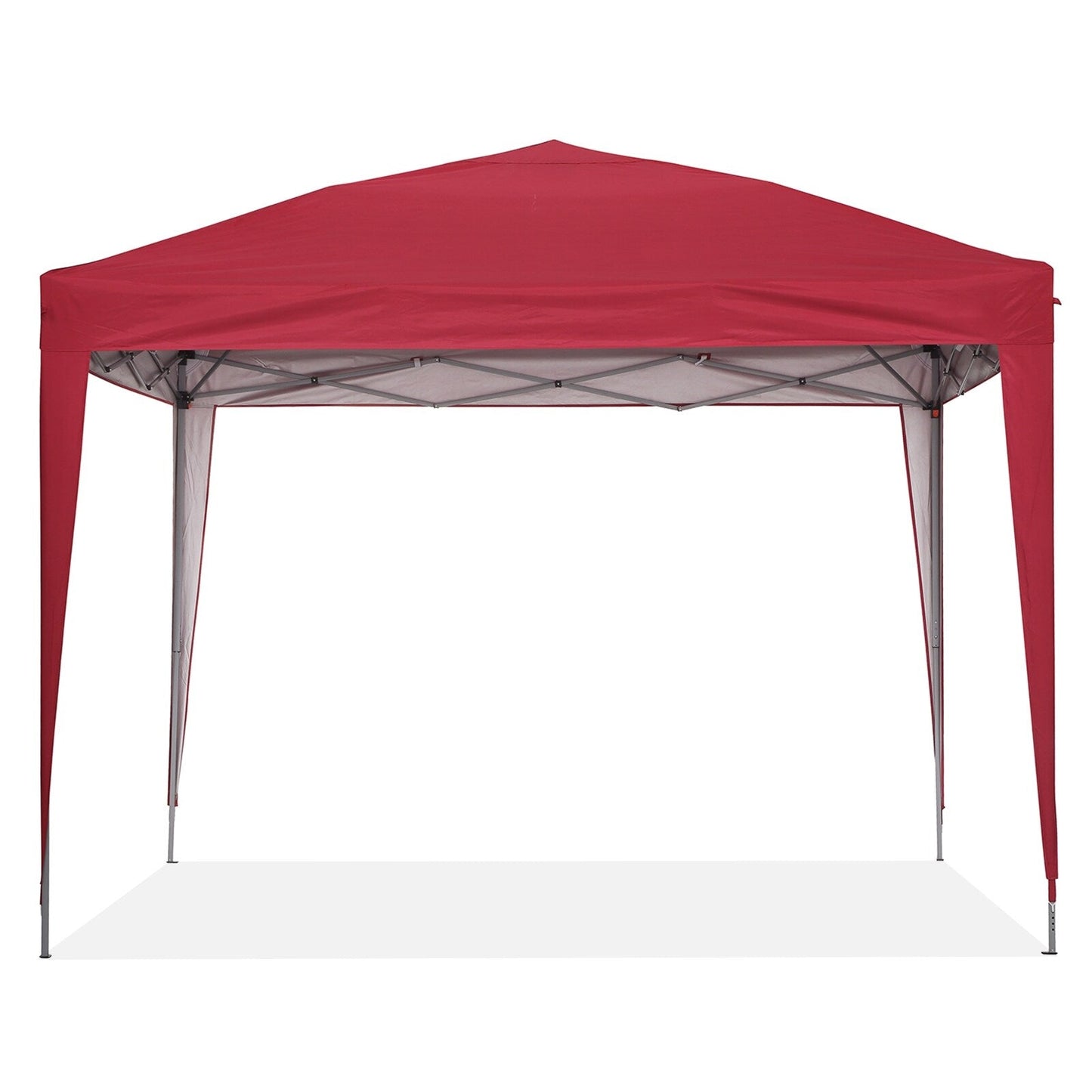 Tente de jardin pop-up Zenova 10' x 10' pour extérieur, tonnelle, fête, mariage