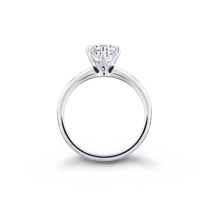 Bague solitaire en diamant (1 carat)