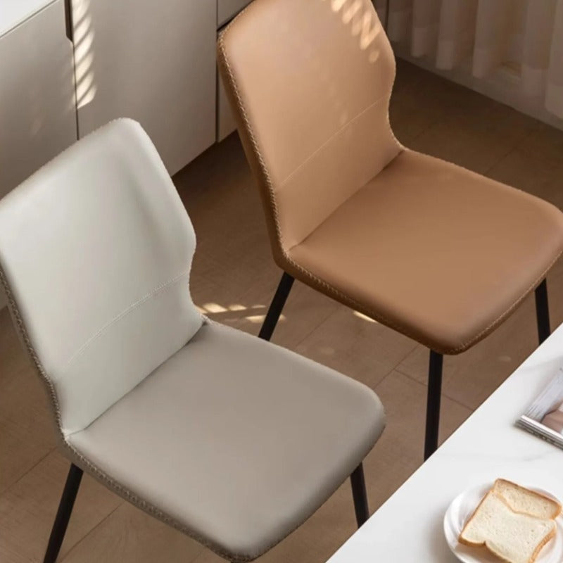 Chaise de salle à manger rembourrée Lena