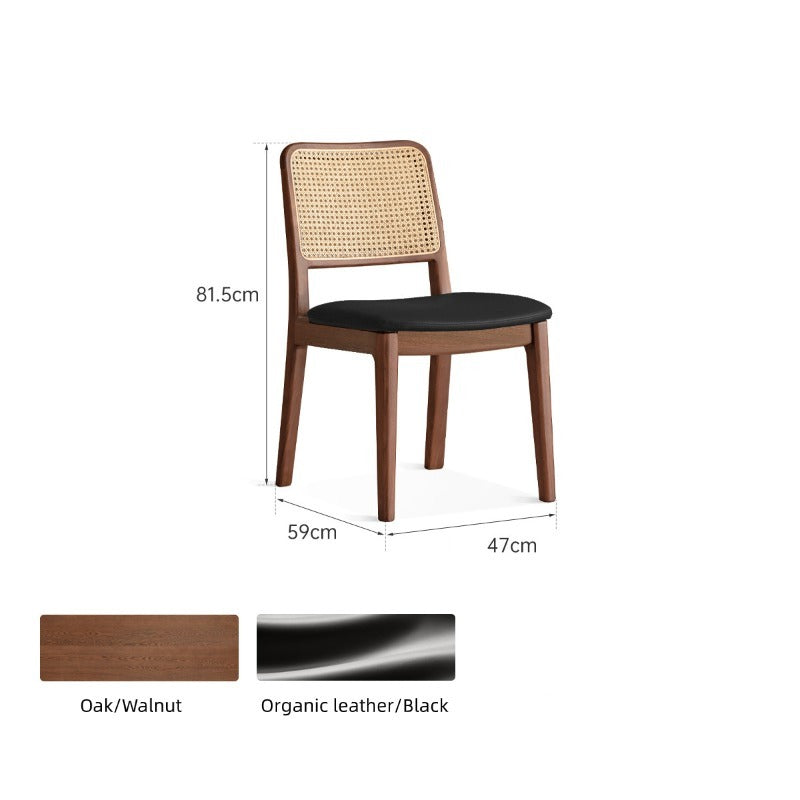 Chaise de salle à manger en rotin Sienna