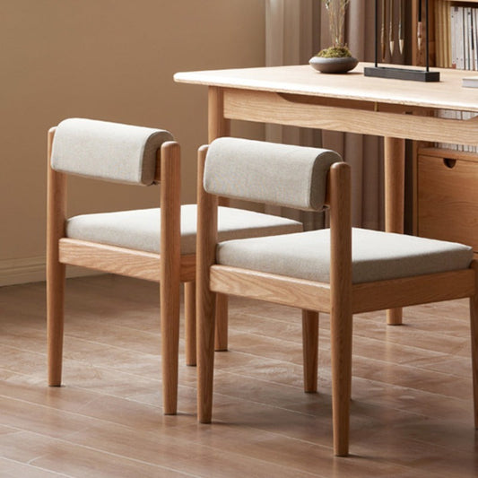 Chaise de salle à manger en bois de chêne Keith