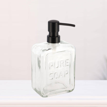 Distributeur de savon en verre vintage PURE SOAP 18 FL OZ - 18 Fl Oz